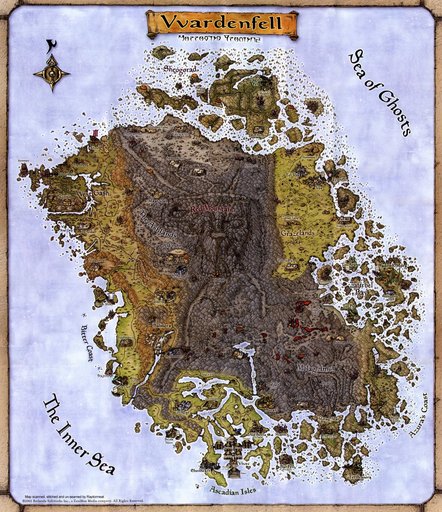 Elder Scrolls III: Morrowind, The - Карты мира