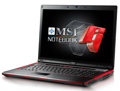 Игровой ноутбук MSI GX723 на базе Geforce GT 130M