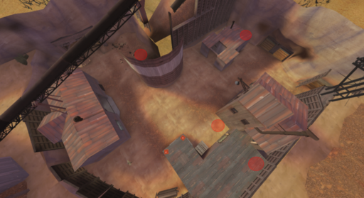 Team Fortress 2 - Расстановка пушек на Dustbowl