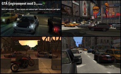 Grand Theft Auto IV - GTA4 Environment mod v3 (для патча 1.0.3.0)