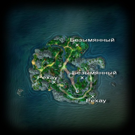 King's Bounty: Принцесса в Доспехах - Место положения карт локаций.