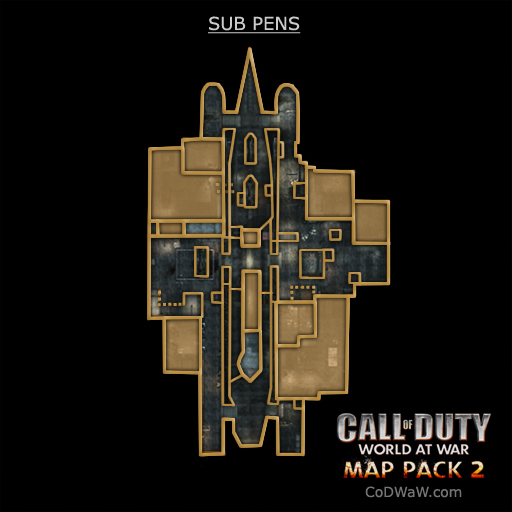 Call of Duty: World at War - Map Pack 2. Схемы будущих карт