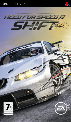 Need for Speed: Shift - BMW M3 GT2 на обложке Need for Speed: Shift