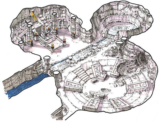 Baldur's Gate 2: Тени Амна - Концепт-арт + карты