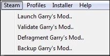 Garry's Mod - GMan Mod Manager v7.2 - небольшой обзор