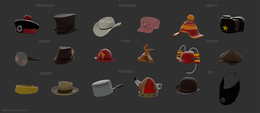 Team Fortress 2 - Все шляпы + новое меню