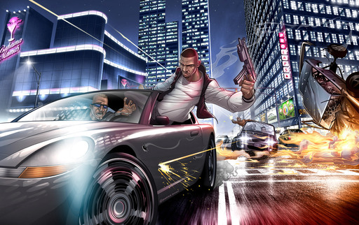 Grand Theft Auto IV - Работа Патрика Брауна по GTA IV: The Ballad Of Gay Tony