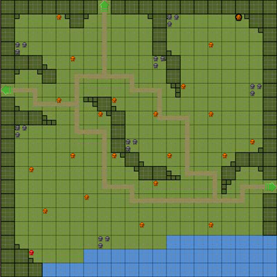 WAR.RU - Карты локаций: Сады Тилла