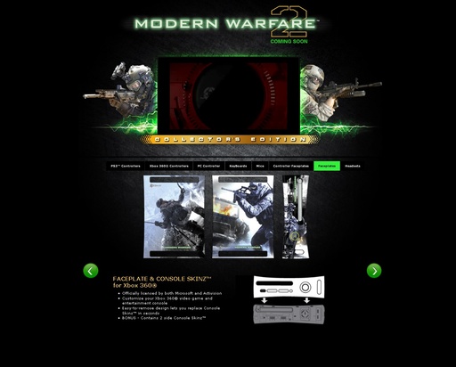 Modern Warfare 2 - Снаряжение геймера MW2 от Mad Catz
