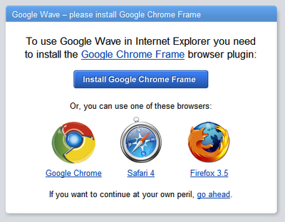 Google встроила Chrome в Internet Explorer