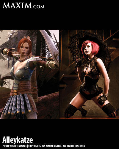 Dragon Age: Начало - Девушки с обложки MAXIM VS персонажи Dragon Age