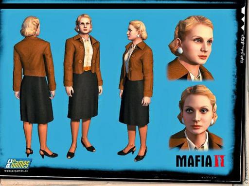 Персонажи Mafia II в 3D