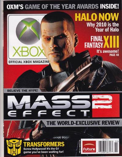 Mass Effect 2 - Первое ревью Mass Effect 2 от OXM