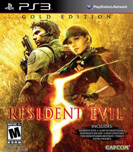 Resident Evil 5 - Бокс-арт Resident Evil 5: Gold Edition