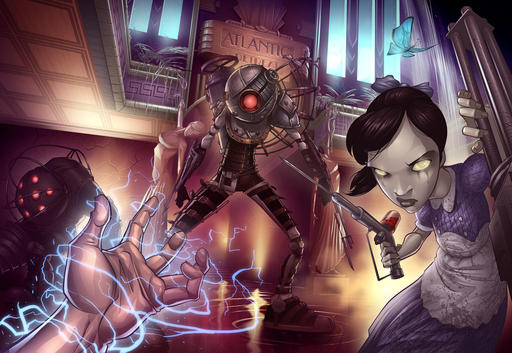 BioShock 2 - Арт по игре от Патрика Брауна