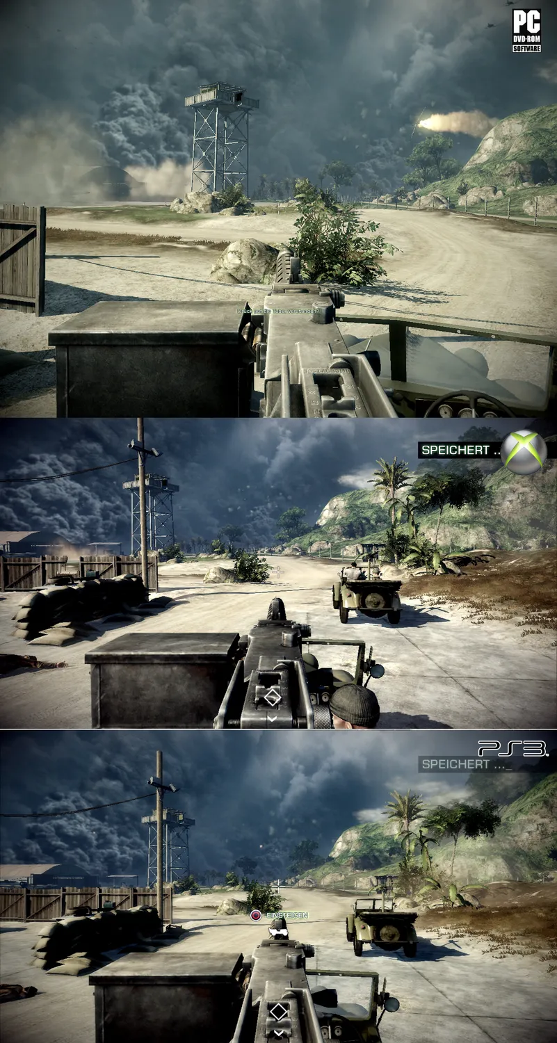 Сравнение графики PC vs XBOX 360 vs PS3 — Battlefield Bad Company 2 — Игры — Gamer.ru