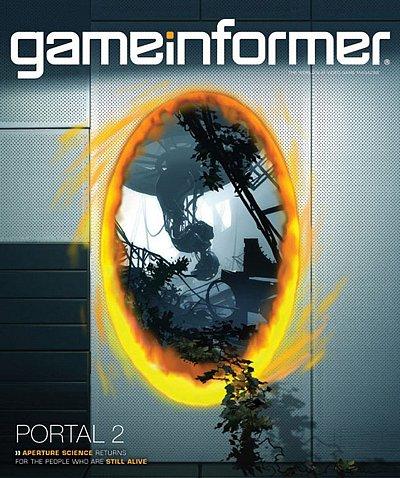 Portal 2 - Portal 2 на обложке GameInformer