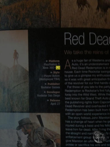 Слух: Red Dead Redemption на РС  