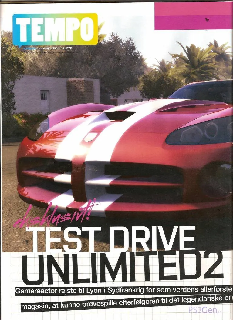 Новости индустрии - Test Drive Unlimited 2: первые подробности и сканы