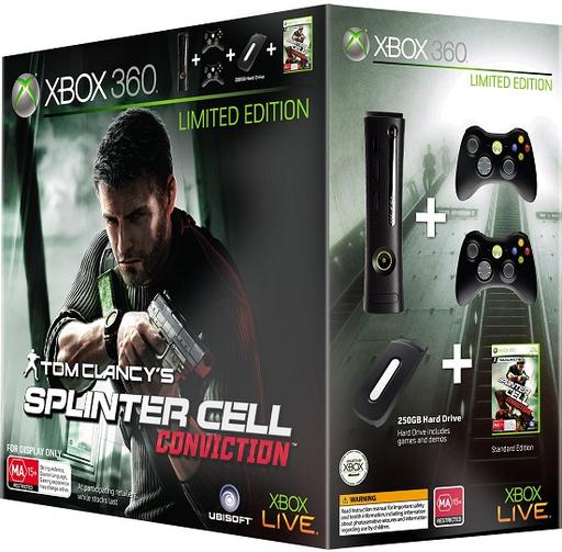 Ограниченная Версия Splinter Cell: Conviction и Xbox 360 Elite