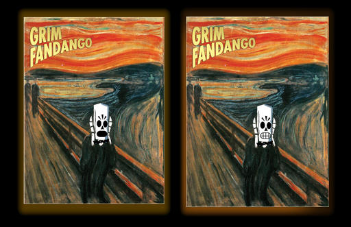 Grim Fandango - Немного хорошего арта Мэнни