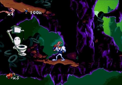 Earthworm Jim - Ретро-рецензия игры «Earthworm Jim, "я не червяк, я благородный воин в белом скафандре"» при поддержке Razer