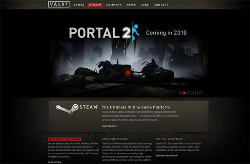 Valve Software - новый сайт