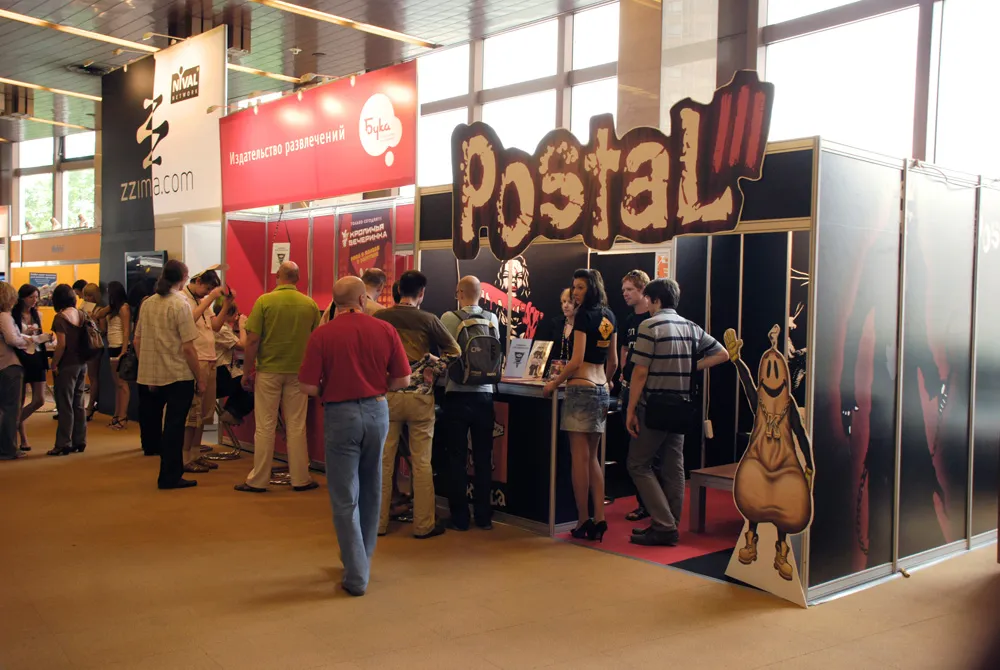 КРИ - Официальный фотоотчет с КРИ 2010. День первый, стенд GAMER.ru.