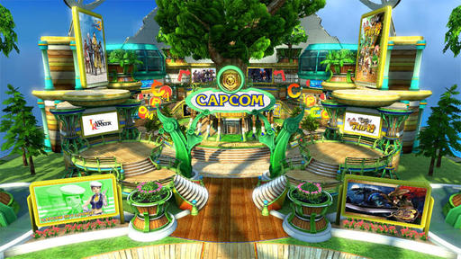 Локация Capcom в PlayStation Home