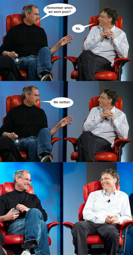 Билл Гейтс и Стив Джобс — exploitable