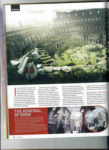 Assassin’s Creed: Братство Крови - Сканы Assassin’s Creed: Brotherhood из PlayStation Magazine 