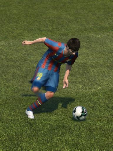 Pro Evolution Soccer 2011 - Месси во всей красе.