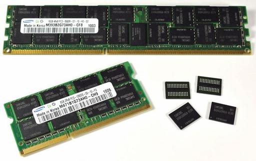 Samsung переводит производство памяти на 30-нм техпроцесс