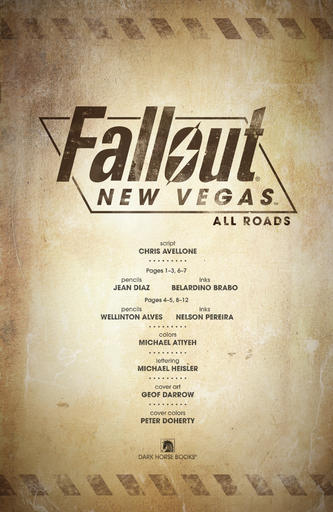 Fallout: New Vegas - All Roads - 15 страниц на английском