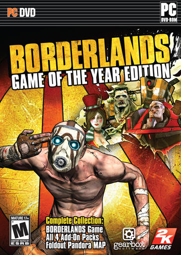Бокс-арт Borderlands: Game of the Year Edition