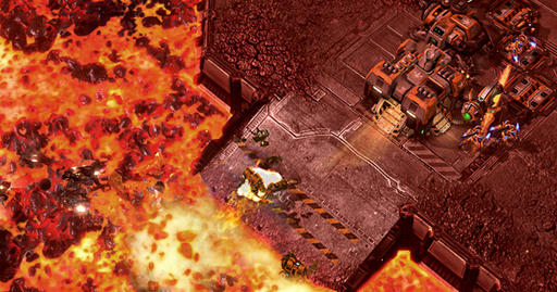 StarCraft II: Wings of Liberty - Новая карта от Blizzard - "Огненный прилив"