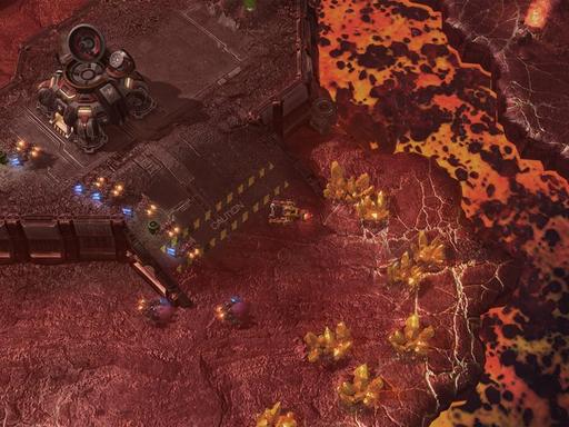 StarCraft II: Wings of Liberty - Новая карта от Blizzard - "Огненный прилив"