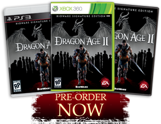 Dragon Age II - Предзаказ Dragon Age 2 и подписное издание