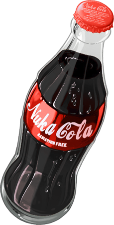 Бутылка Nuka-Cola из вселенной Fallout