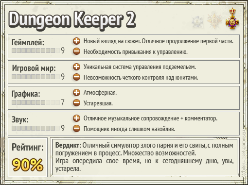 Dungeon Keeper 2 - Как быть плохим и чувствовать себя хорошо