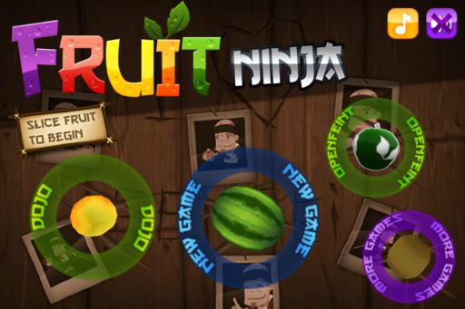 Fruit Ninja - «Витаминное харакири» - впечатления от Fruit Ninja [IP/AND]