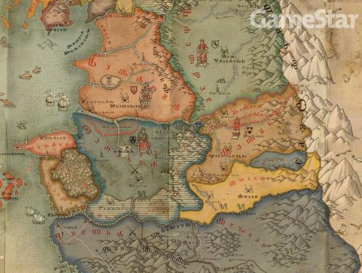 Карта мира Ведьмака 2