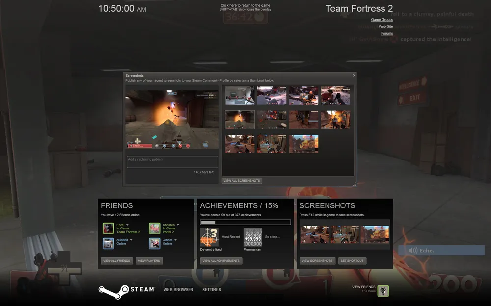 Steam beta теперь скриншотит — Обо всем — Игры — Gamer.ru социальная