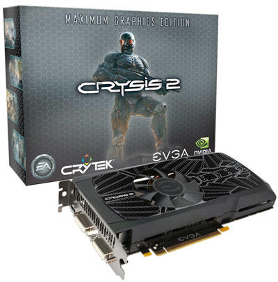 Crysis 2 - EVGA отметила выход Crysis 2 выпуском видеокарты GeForce GTX 560 Ti Maximum Graphics Edition