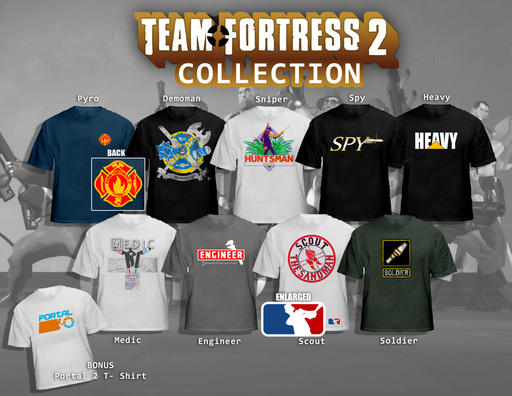 Team Fortress 2 - Фанатские футболки от geckpeppers