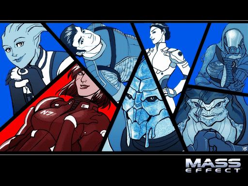Mass Effect 2 - Подборка Фан-Арта (#4) 