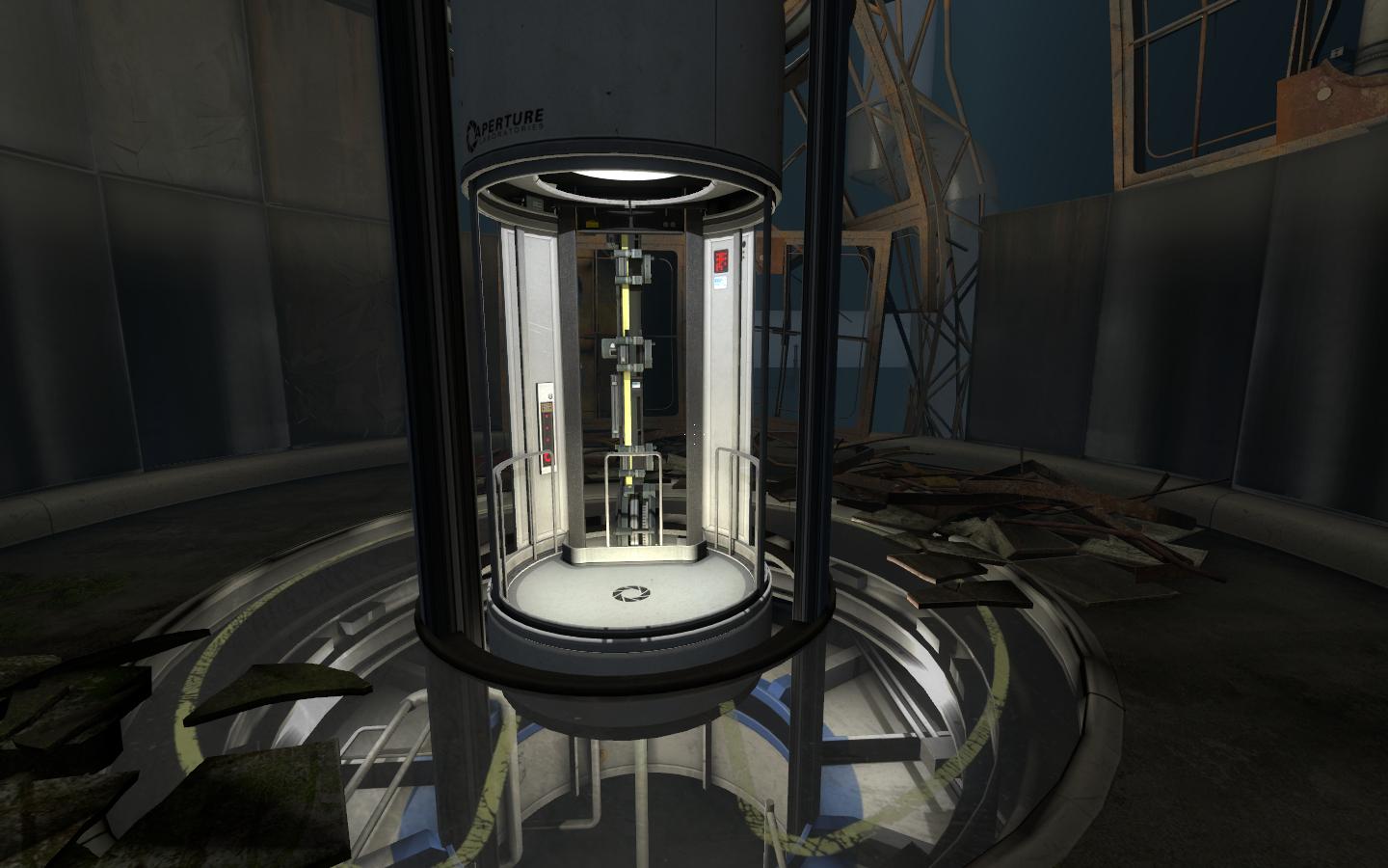 Portal 2 hammer elevator фото 4