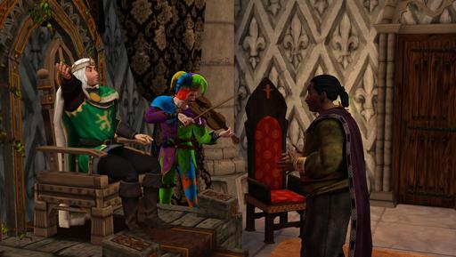 Sims Medieval, The - "Я  — Придворный Шут"  Сила смеха