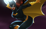 Batgirl_in_flight___coloured_by_reverendtrigster