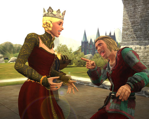 Sims Medieval, The - Конкурс "Я - придворный шут" или эпическая баллада о Шуте в доспехах 